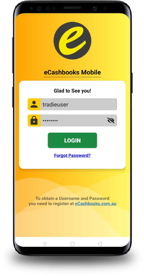 Web app screen